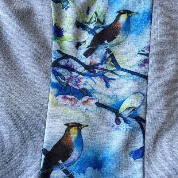 Soft Surroundings Tea Gardens open front birds and koi topper - Picture 4 of 11